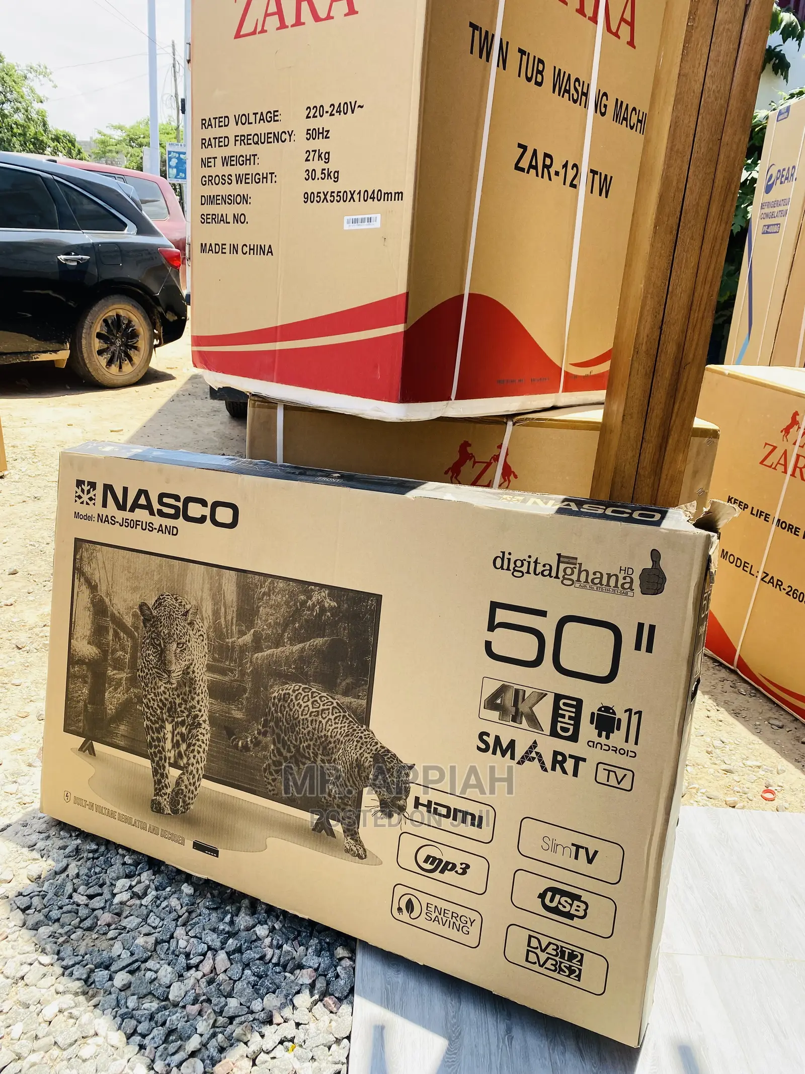 Purchase Nasco 50 Inch Smart Uhd LED Tv(Black).