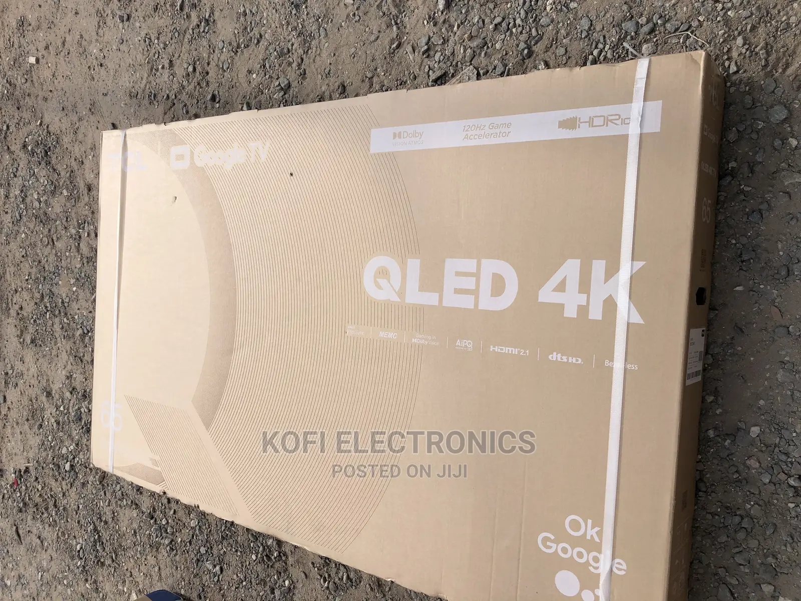 TCL 65" Qled Dolby Vision HDR Smart Google