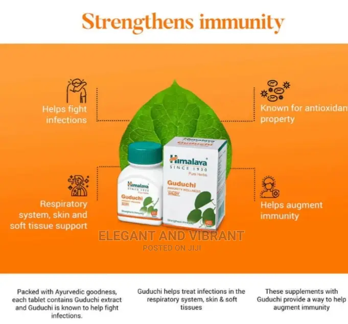 Himalaya Guduchi Tablets (60 Tab) Strengthens Immunity