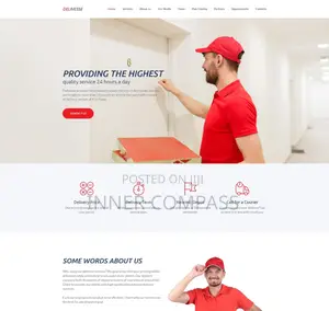I Design Courier Tracking Website With Email Notification