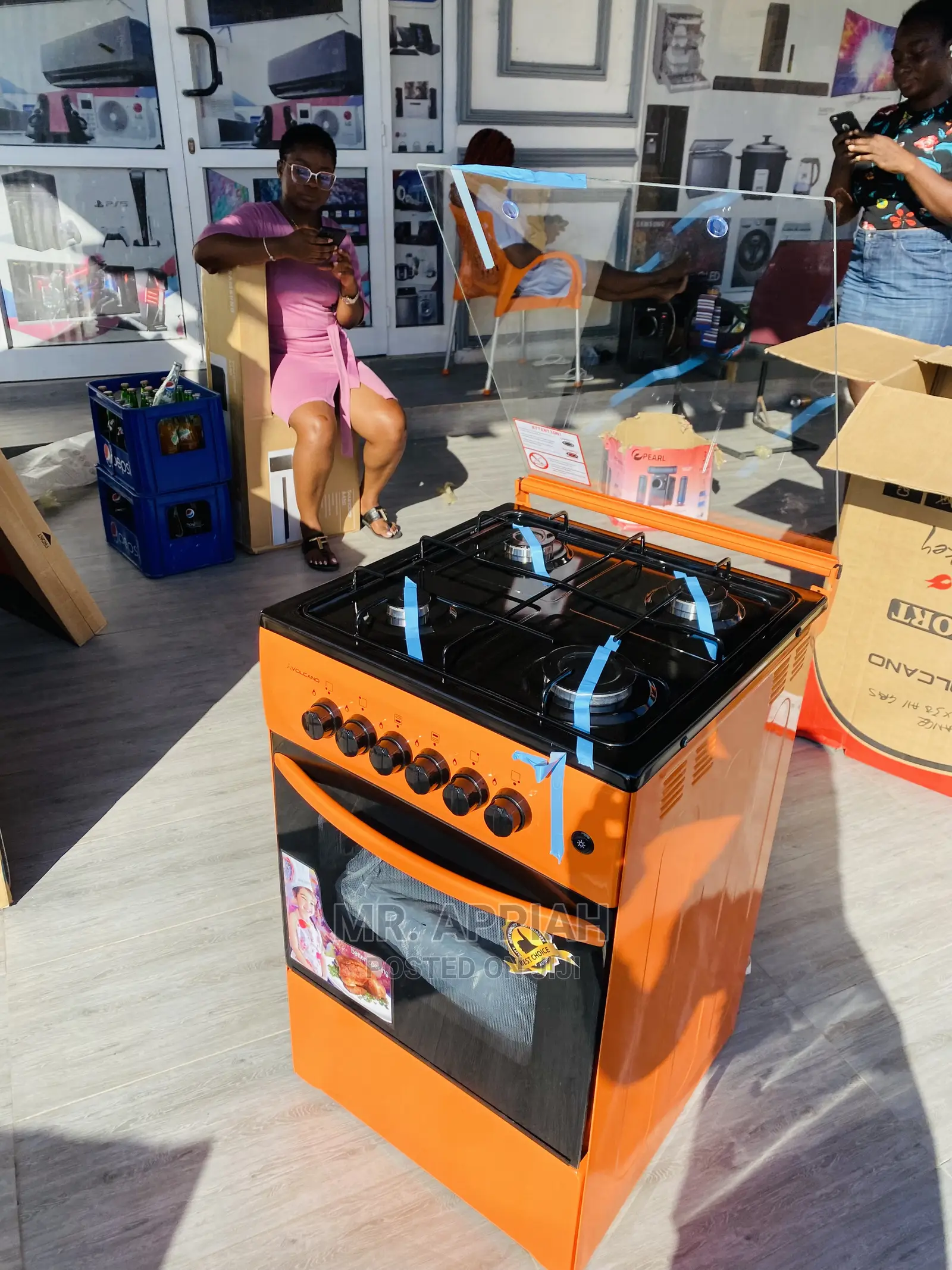 Quality Yet Affordable(Orange)50*50 Gas Cooker 
