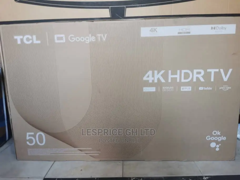 TCL 50” Android Smart TV With Metal Frame