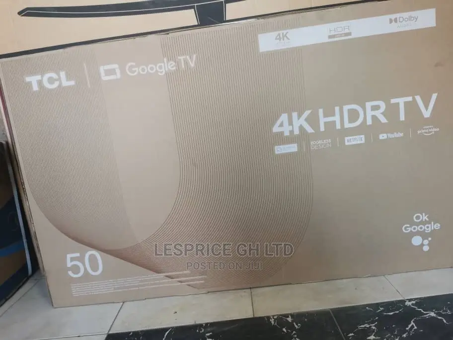 TCL 50” Android Smart TV With Metal Frame