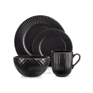 16pcs Tower Stoneware Dinner Set