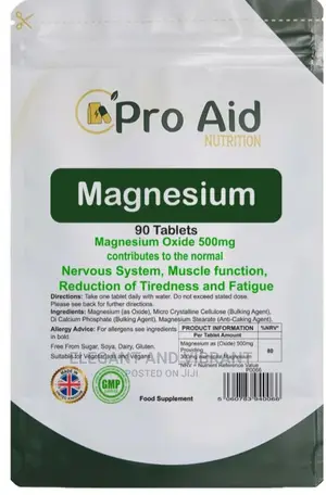 MAGNESIUM Tab 500mg 90tab Muscle Function,Fatigue,Tiredness