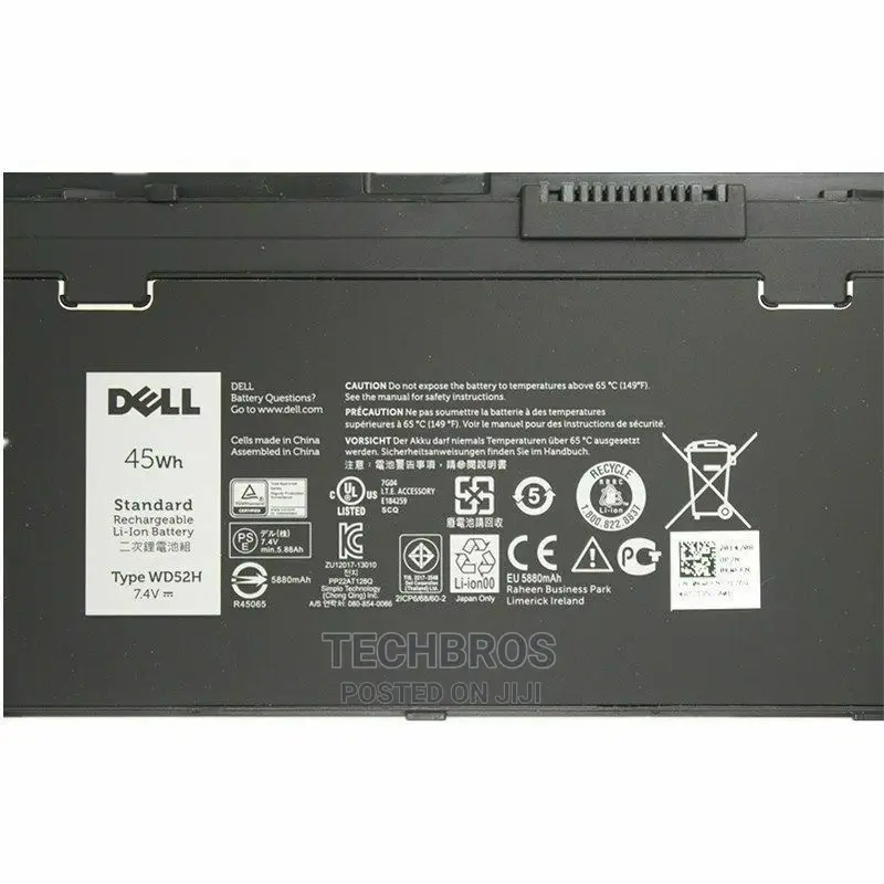 Original Dell Latitude Battery E7240 7.4V 45wh-Wd52h Battery