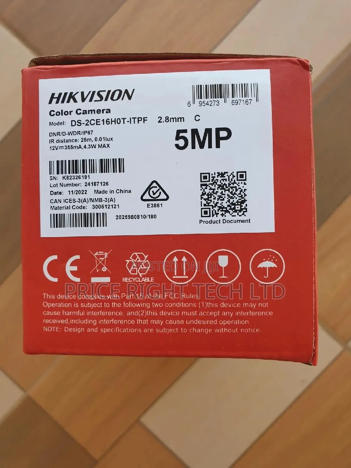 Hikvision 5mp Analog CCTV Camera