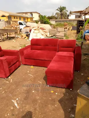 Quality L-Shaped Sofa Set( Payment After Delivery)