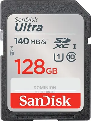 Sandisk Ultra 128gb SDXC Memory Card 140mbs
