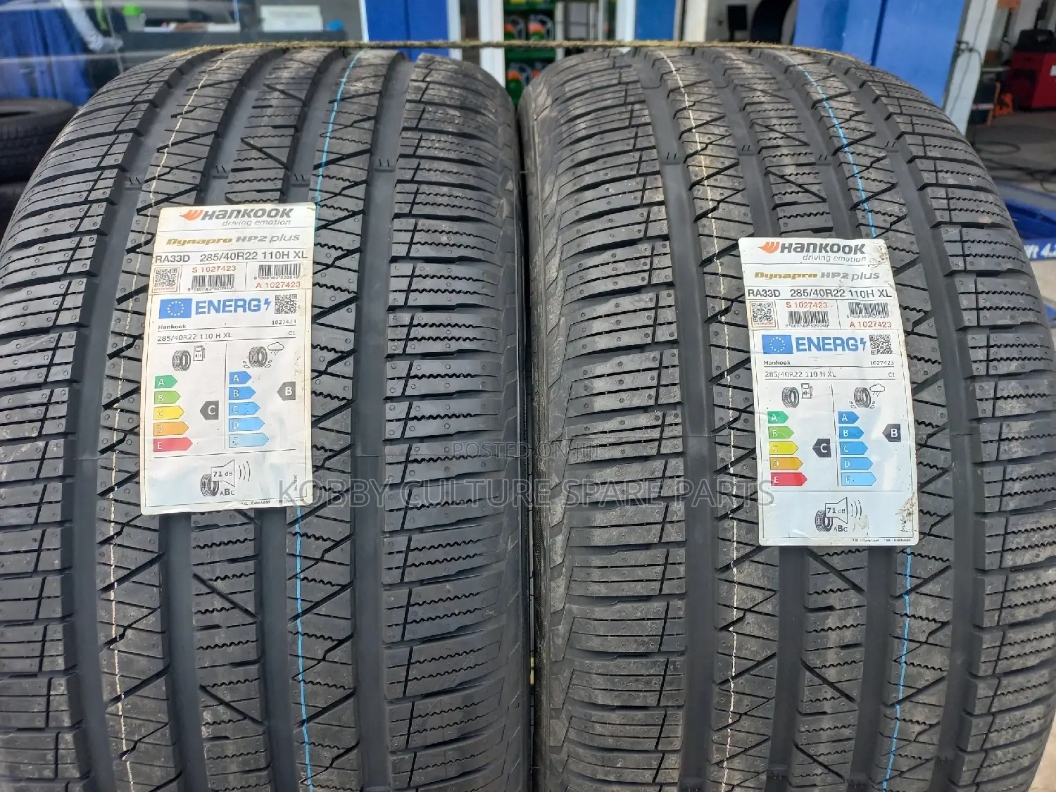 Original Hankook 285/40 R22
