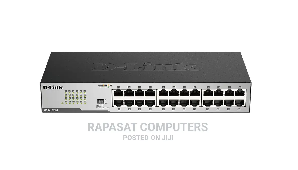 D-Link DGS-1024d 24-Port Gigabit Unmanaged Desktop Switch