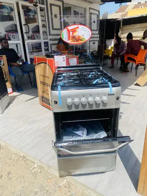 (Gray)Grab Volcano(50x55)Oven Grill 4 Gas Burner, 