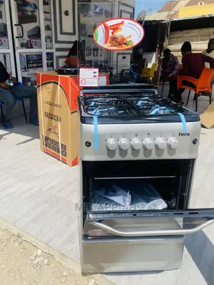Long Lasting(Gray)50x55 4 Gas Burner With Oven and Grill.