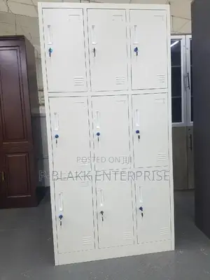 9 Lockers Office Cabinet