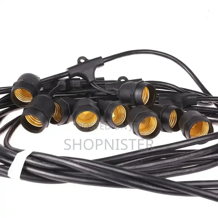 String Light Outdoor Vintage Holders