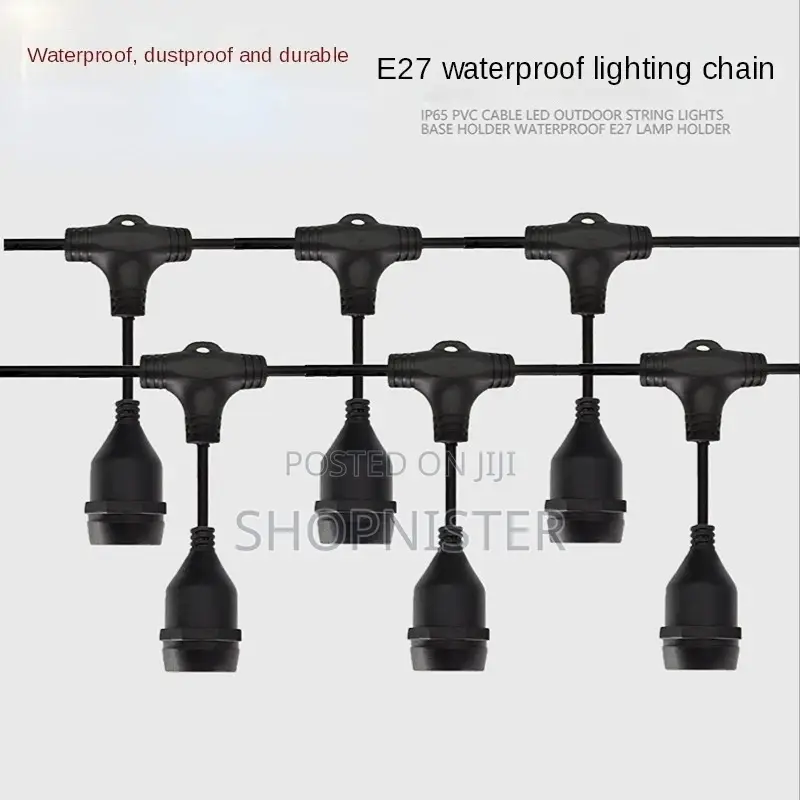 String Light Outdoor Vintage Holders