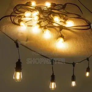 String Light Outdoor Vintage Holders