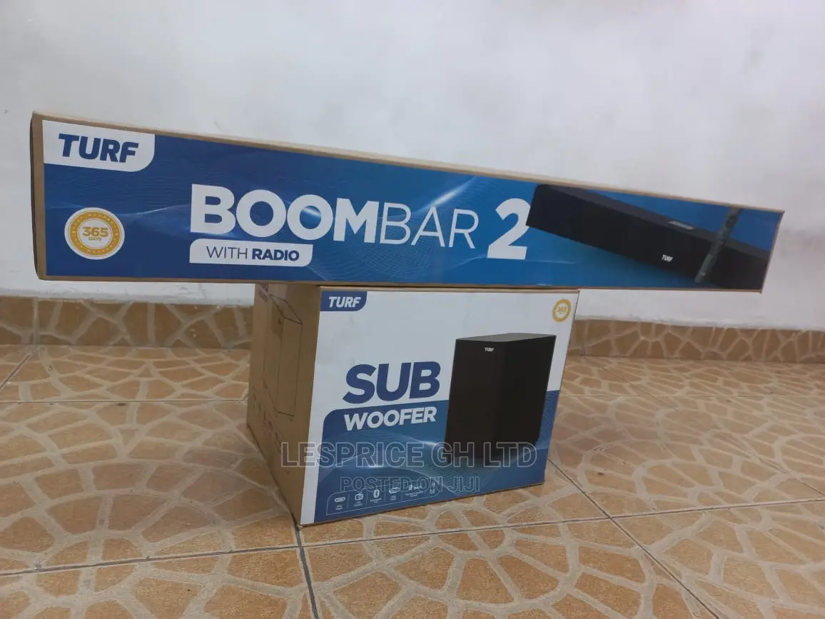 Turf Boom Bar 2 Sound Bar+Woofer Clear Sound