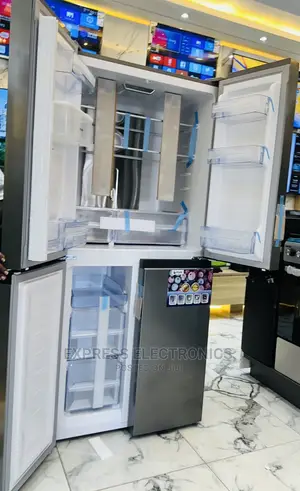 Neatly Sealed Pearl Side by Side Fridge 4stars PF-550BSS