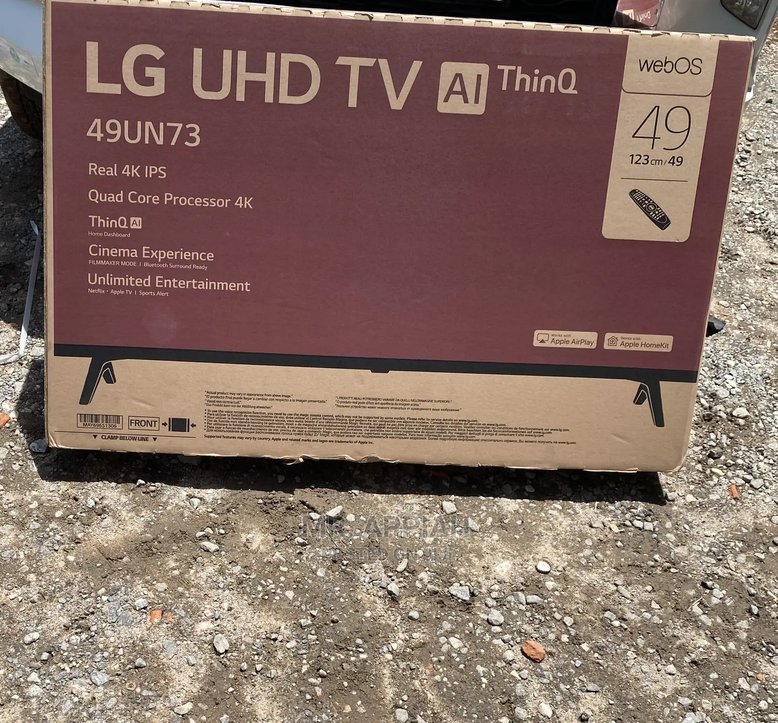 Lovely ☺LG(49UN7340)49 Inch Uhd Smart Tv(Black)