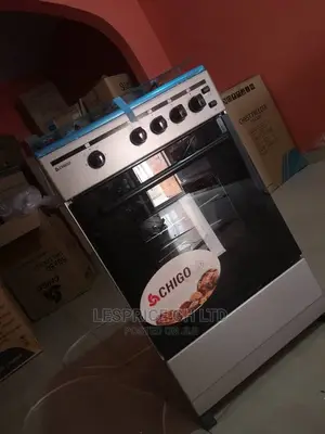 Tempered Glass 50x50 Gas Cooker With Oven Grill