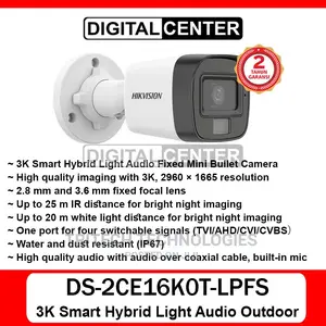 Hikvision /5mp Outdoor Color Vu Ds-2ce16k0t-LPFS Camera