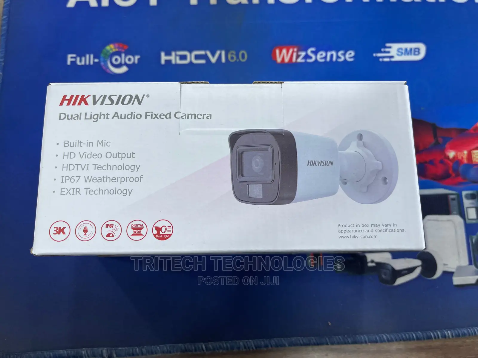 Hikvision /5mp Outdoor Color Vu Ds-2ce16k0t-LPFS Camera