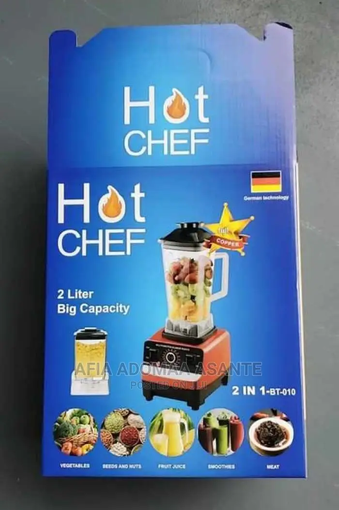Hot Chef 2 in 1 Commercial Blender