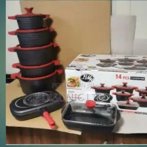 14 Pieces Nonstick Cookware With Grill Pan