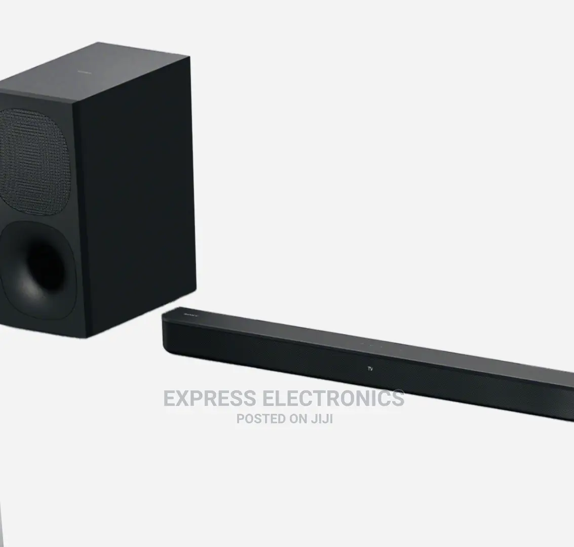 Original Sleek Black Sony Soundbar With Woofer HT-S350