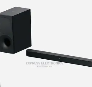 Original Sleek Black Sony Soundbar With Woofer HT-S350