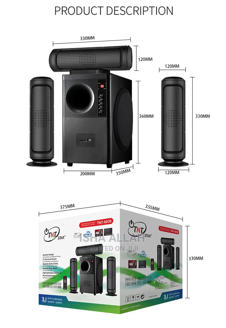 Sl-6030 or Panmic Pa-X Bluetooth Home Theatre System