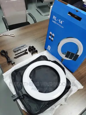 LED 14”Selfie Ring Light-remote Cont-tripod Stand-ring Light