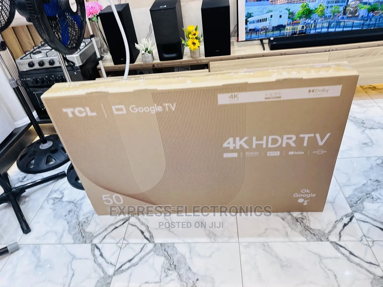 Slim and Frameless Tv UHD 50”P625 TCL Smart Android
