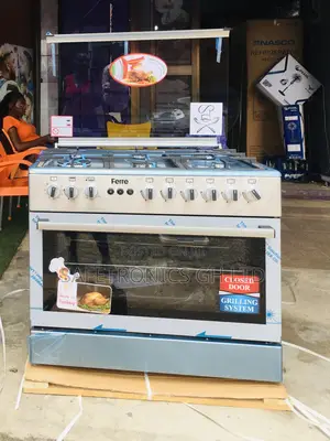 6 Gas Burner Oven With Grill Ferre 60x90 Adjustable