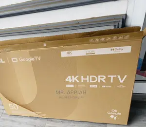 High Efficiency TCL 50”50p636 Google Tv UHD Android Tv 