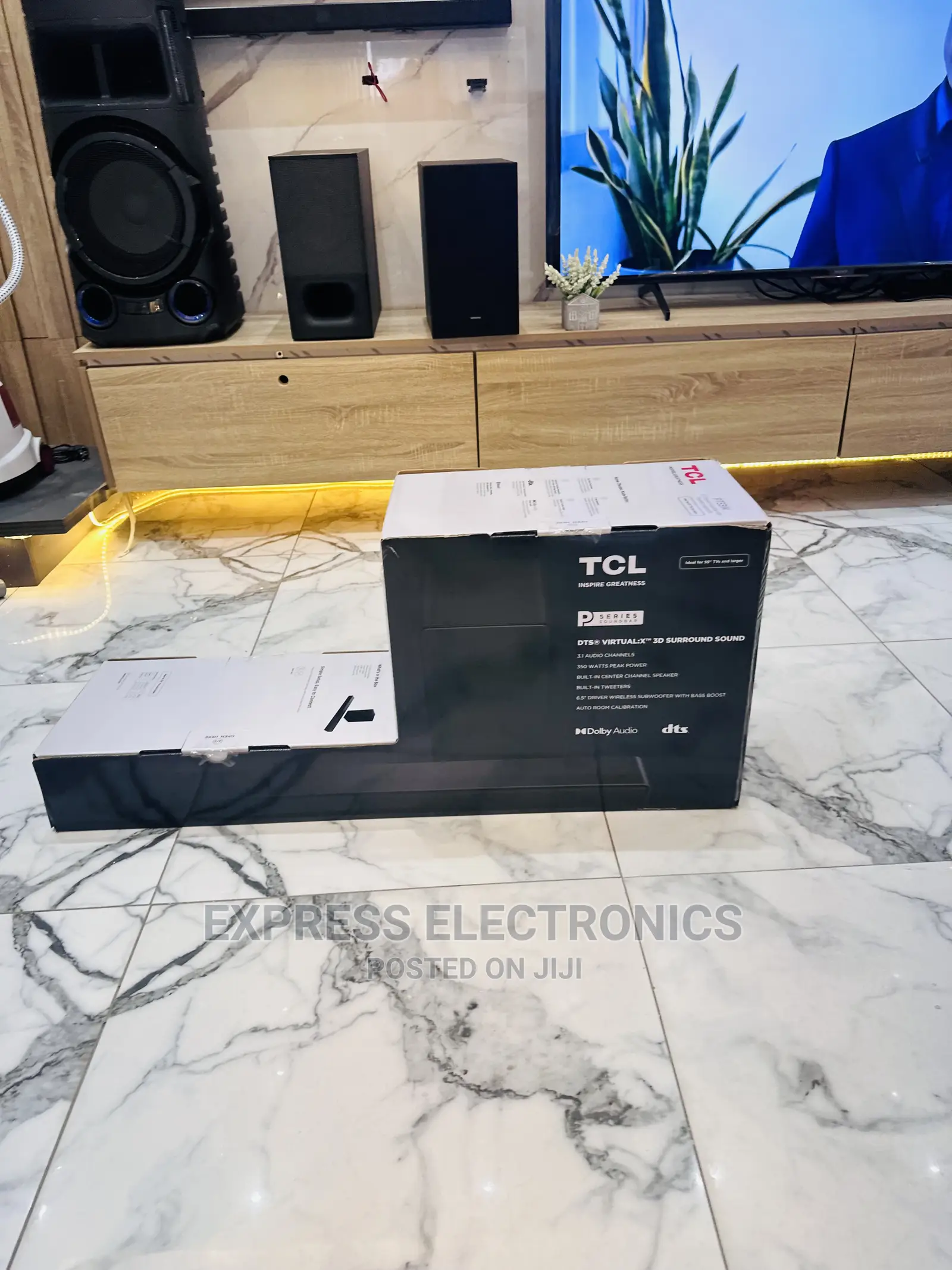 Wireless Woofer TCL—P733w Soundbar System 350W