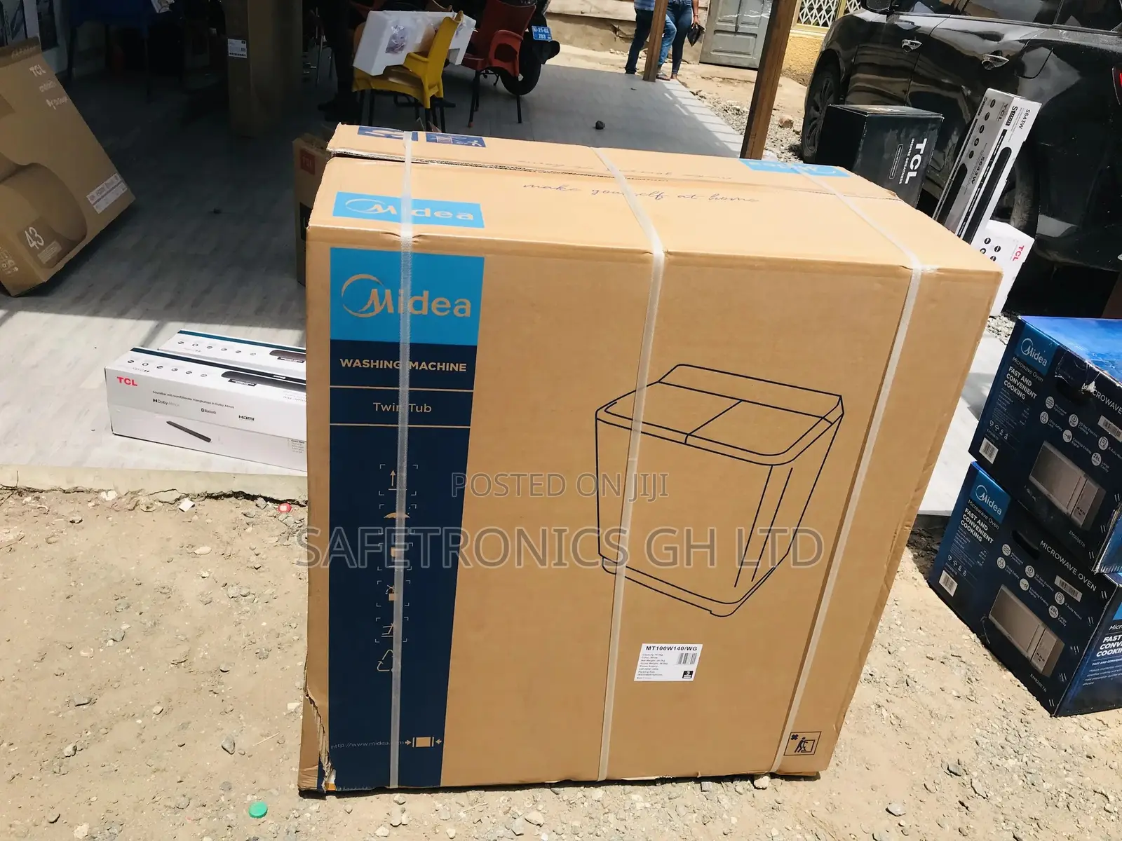 Fabulous 12kg Midea Topload Washingmachine Semiautomatic