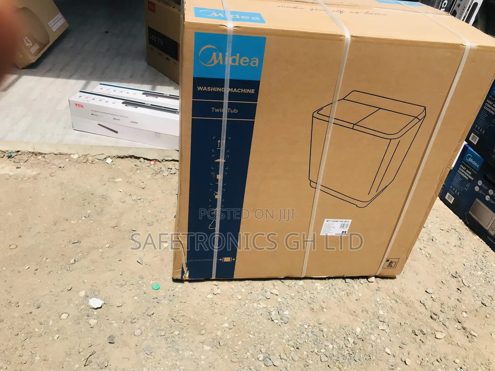 Smart Midea Semiautomatic Washingmachine Topload