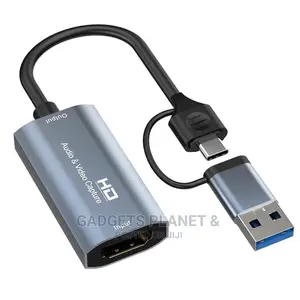 Usb-C/Usb-a to HDMI Video Capture Card - 2 in 1