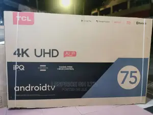 TCL 75” Android Smart AI in Built Games