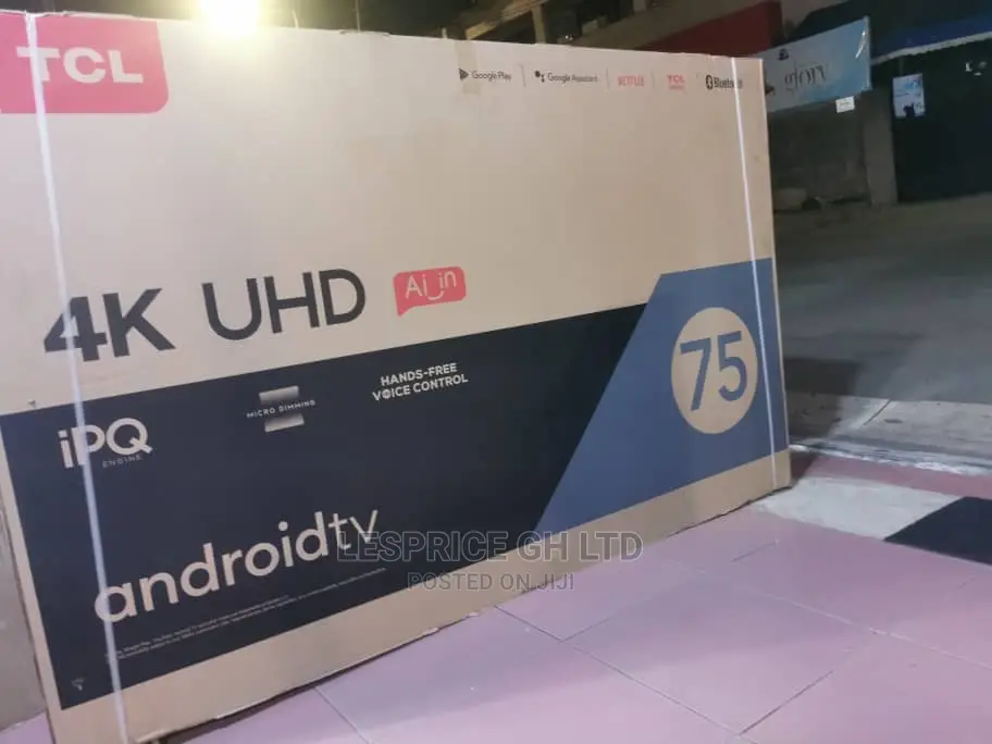 TCL 75” Android Smart the True Color TV