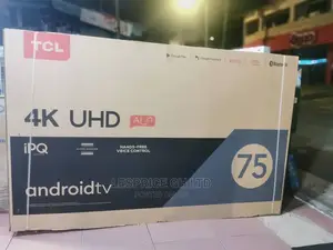 Ultra Slim~TCL 75” Android Smart TV