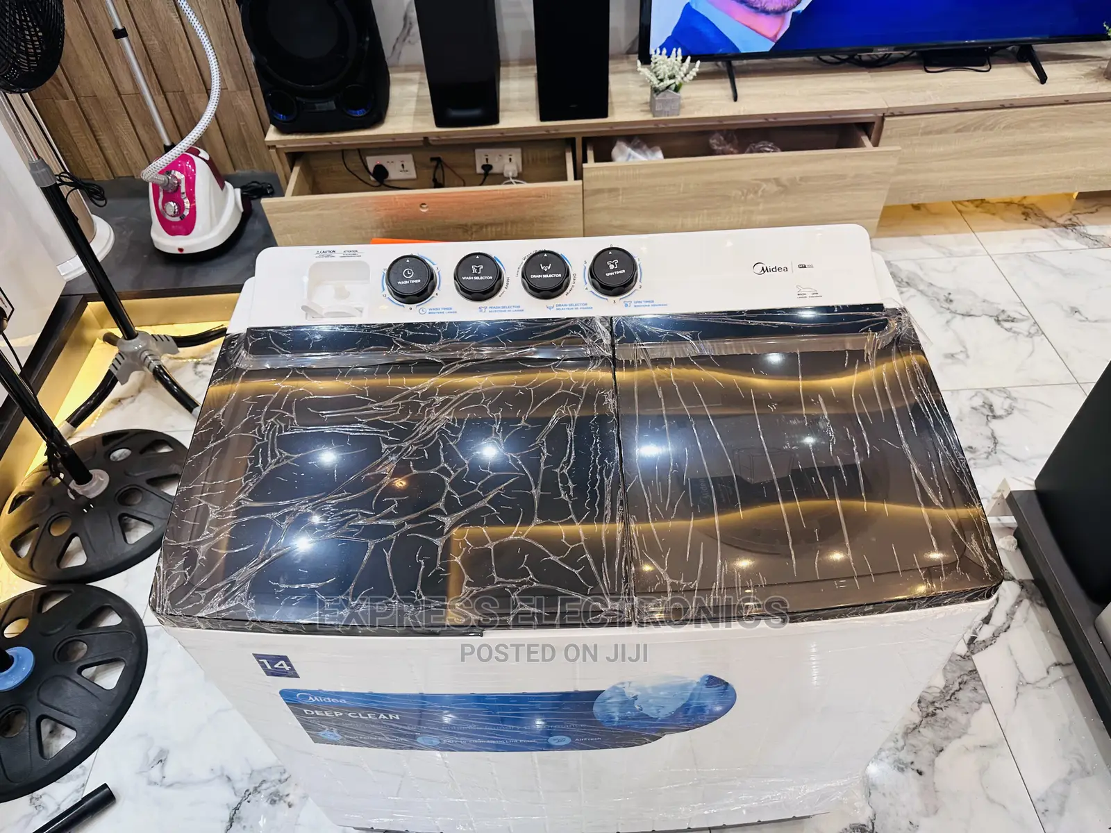 Hand Washing Wave Effect Midea 14kg Twintub