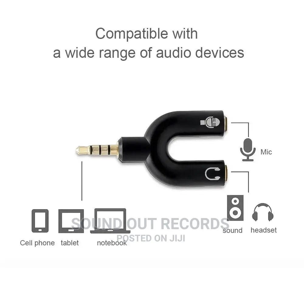 Headphone Microphone Aux Splitter