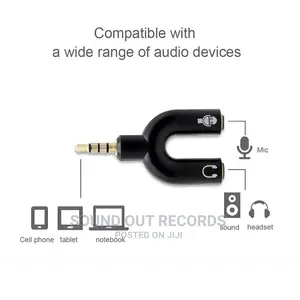 Headphone Microphone Aux Splitter