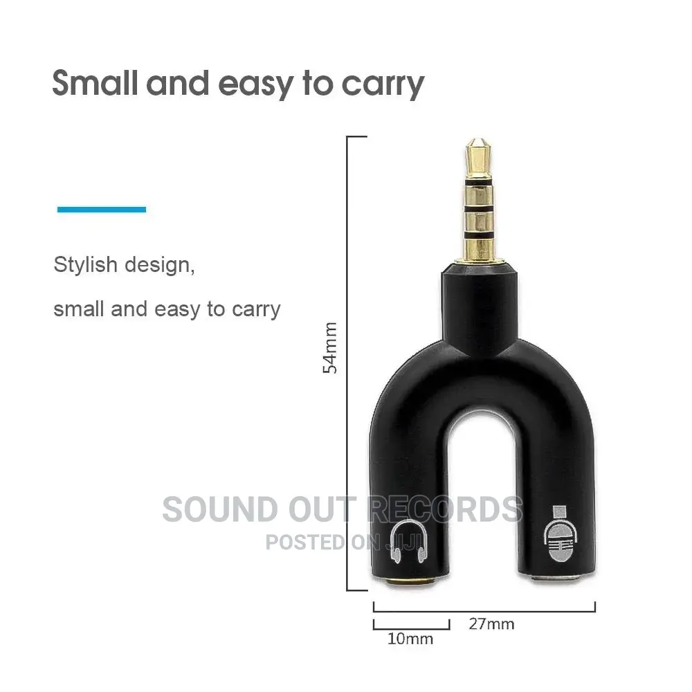 Headphone Microphone Aux Splitter
