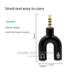 Headphone Microphone Aux Splitter