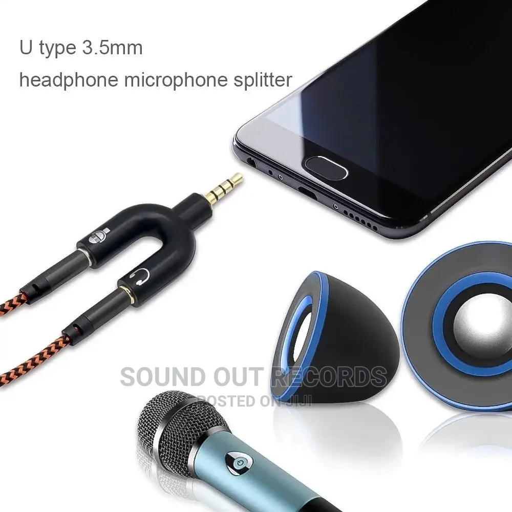 Headphone Microphone Aux Splitter