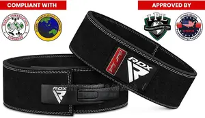 RDX Weightlifting LEVER BUCKLE Belt POWERLIFTING + Deadlifts